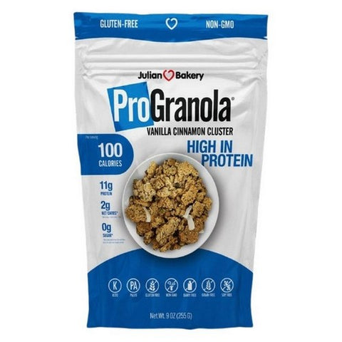 Julian Bakery, ProGranola Vanilla Cinnamon Cluster, 9 Oz (Case Of 6)