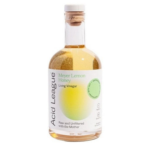 Acid League, Meyer Lemon Honey Living Vinegar, 12.7 Oz (Case Of 6)