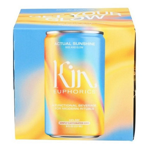 Kin Euphorics, Functional Beverage Action Sensation, 8 Oz X 4 Count (Case Of 6)