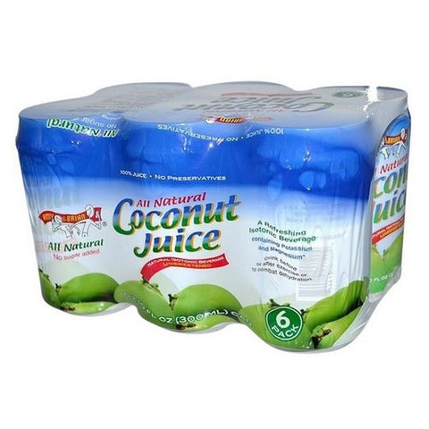 Amy & Brian, Coconut Juice, 10 Oz X 6 Count (Case Of 4)