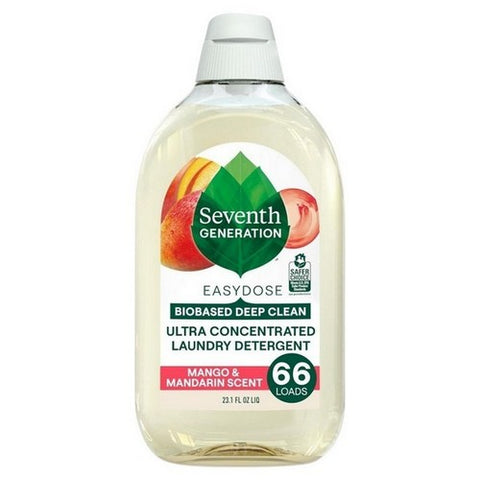 Seventh Generation, Liquid Laundry Easy Dose Mango, 23.1 Oz (Case Of 6)