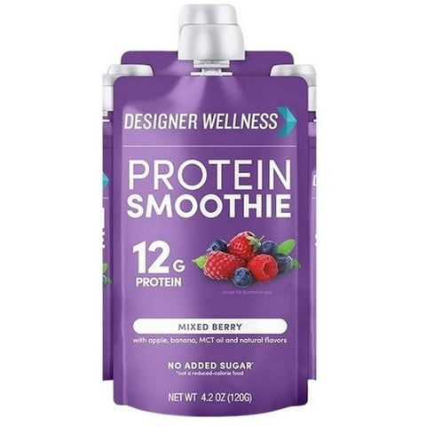 Designer Wellness, Mixed Berry Smoothie, 4.2 Oz (Case Of 6)