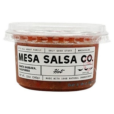 Mesa Salsa Company, Hot Red Salsa, 12 Oz (Case Of 12)