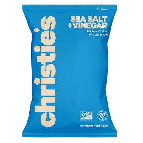 Christie's, Potato Chips Sea Salt And Vinegar, 1.5 Oz (Case Of 18)