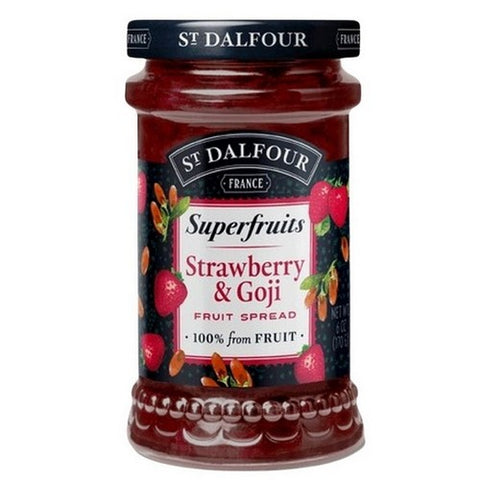 St.Dalfour, Strawberry And Goji Fruit Spread, 6 Oz (Case Of 6)