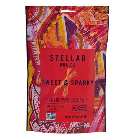 Stellar Snacks, Sweet Spunky Pretzel Braids, 5 Oz (Case Of 6)