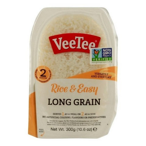 Veetee, Long Grain Rice, 10.6 Oz (Case Of 6)