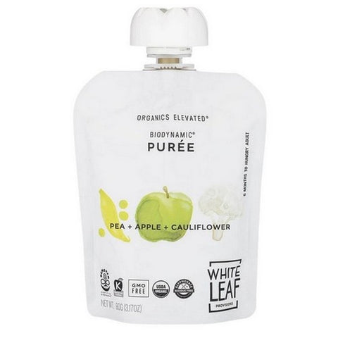 White Leaf Provisions, Organics Elevated Biodynamic Puree, 3.17 Oz (Case Of 6)