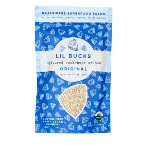 Lil Bucks, Buckwheat Sprouted Crunch Cinnamon, 6 Oz (Case Of 6)