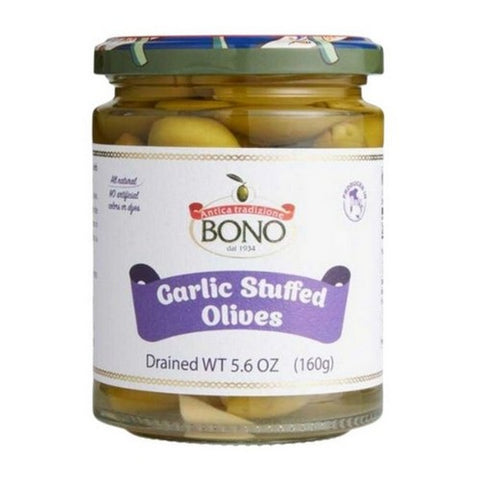Bono, Garlic Stuffed Olives, 5.6 Oz (Case Of 6)