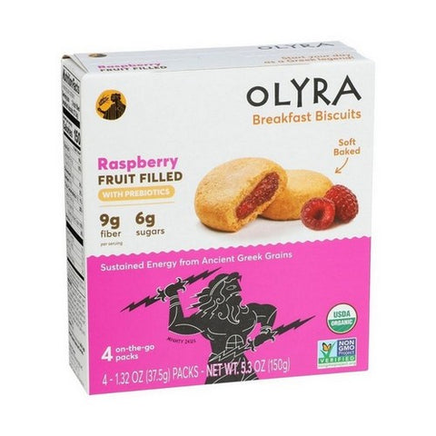 Olyra, Organic Breakfast Biscuits Raspberry, 5.3 Oz (Case Of 6)