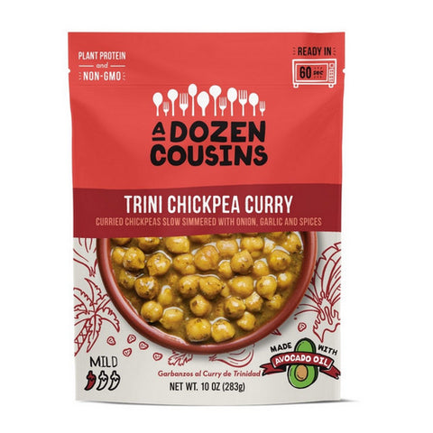 A Dozen Cousins, Trini Chickpea Curry, 10 Oz (Case Of 6)