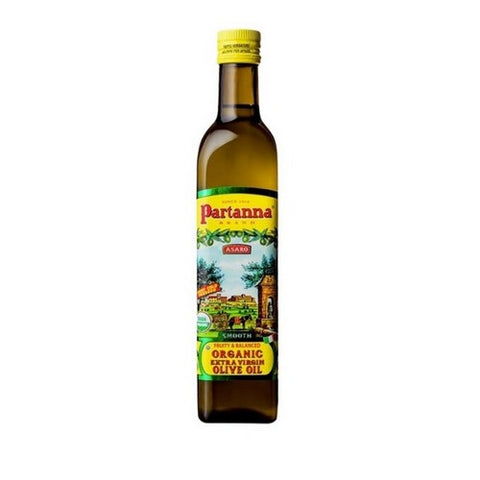 Partanna, Everyday Organic Unfiltered Extra Virgin Olive Oil, 16.9 Oz (Case Of 6)