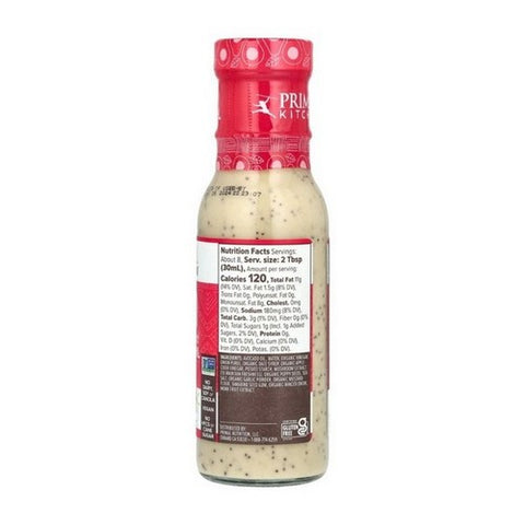 Primal Kitchen, Avocado Oil Poppyseed Dressing And Marinade, 8 Oz (Case Of 6)
