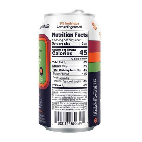 Mood, Pomegranate Carbonated Kombucha, 12 Oz (Case Of 12)