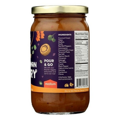 Yais Thai, Massaman Curry Sauce, 16 Oz (Case Of 6)