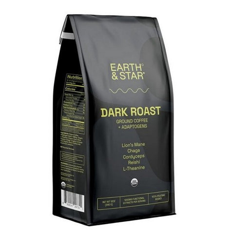 Earth And Star, Coffee Ground Dark Roast, 12 Oz (Case Of 12)
