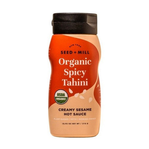 Seed Plus Mill, Organic Spicy Tahini Squeeze Bottle, 10.93 Oz (Case Of 6)