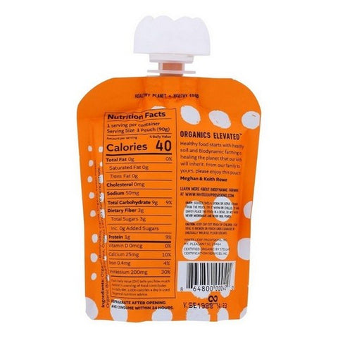 White Leaf Provisions, Baby Food Carrot Sweet Potato Pea, 90 Grams (Case Of 6)