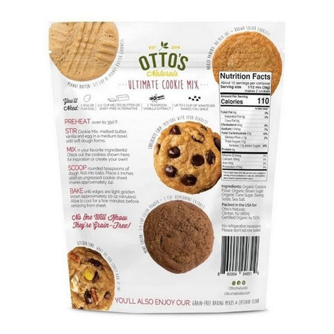 Ottos Naturals, Grain Free Ultimate Cookie Mix, 12.2 Oz (Case Of 6)