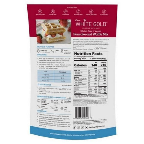 Extra White Gold, Pancake And Waffle Mix, 14.1 Oz (Case Of 6)