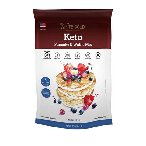 Extra White Gold, Keto Panckae And Waffle Mix, 7.9 Oz (Case Of 6)