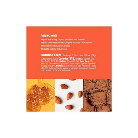 Honey Mamas, Original Dutch Cocoa Truffle Bar, 2.5 Oz (Case Of 12)