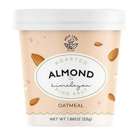 Mylk Labs, Almond Pink Salt Oatmeal Cup, 1.88 Oz (Case Of 6)