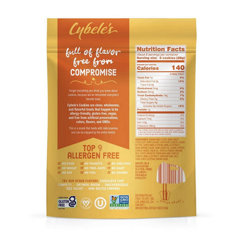 Cybeles, Mini Chocolate Chip Crunchy Cookies, 6 Oz (Case Of 6)