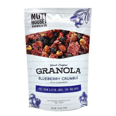 Nuthouse Granola, Granola Blueberry Crumble, 11.5 Oz (Case Of 6)
