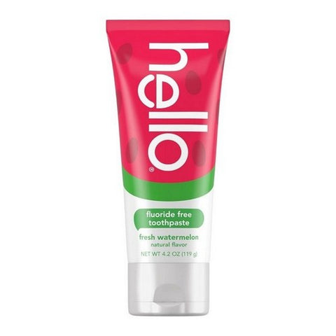 Hello Products, Llc, Toothpaste Natural Watermelon Fluoride Free, 4.2 Oz (Case Of 6)