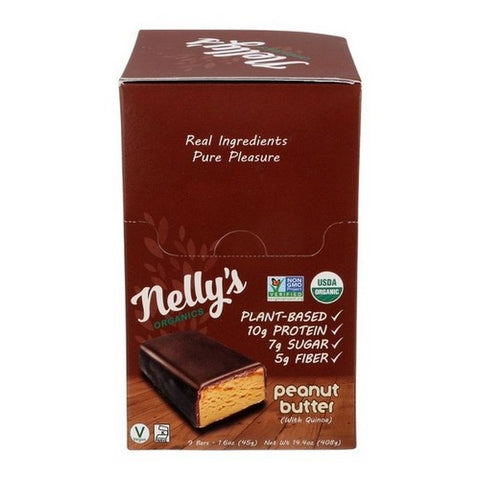 Nelly's Organics, Peanut Butter Quinoa Organic Bar, 1.6 Oz