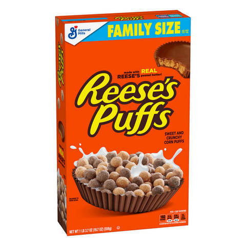 General Mills, General Mills Family Size Reeses Puffs Cereal, 19.7 Oz (Case Of 14)
