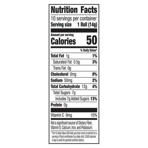 Fruit Roll-Ups, Snacks Tropical Tie Dye, 5 Oz (Case Of 10)