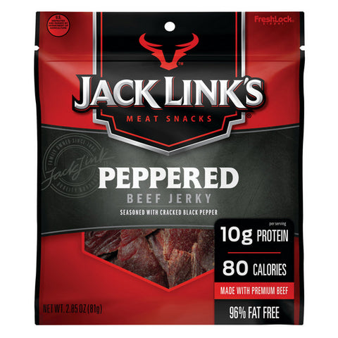 Jack Links, Peppered Beef Jerky, 2.85 Oz (Case Of 12)