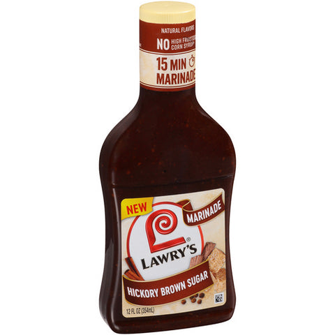 Lawry's, Hickory Brown Sugar Marinade Bottle, 12 Oz (Case Of 6)