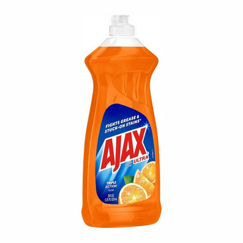 Ultra Triple Action Dish Liquid Soap Citrus Bottle 28 Oz (Case Of 9) by Ajax