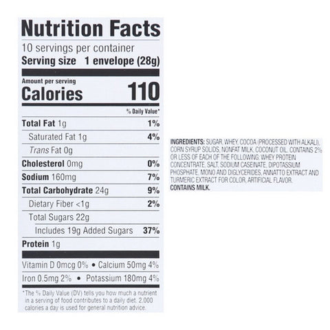 Essential Everyday, Milk Chocolate Hot Cocoa Mix, 10 Oz (Case Of 12)