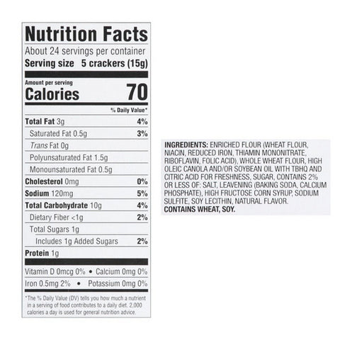 Essential Everyday, Wheat Snacker Crackers, 12.9 Oz (Case Of 12)