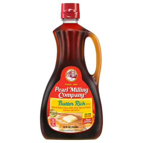 Butter Rich Syrup 24 Oz (Case Of 12) by Pearl Milling Company