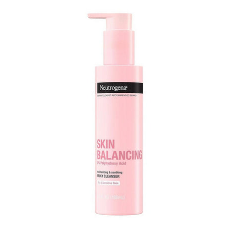 Neutrogena, Skin Balancing Milky Cleanser 2% Polyhydroxy Acid, 6.3 Oz (Case Of 3)