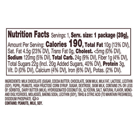 Reese's, Caramel Big Cup, 1.4 Oz (Case Of 16)