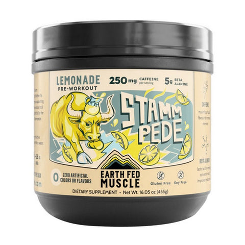 Earth Fed Muscle, Stammpede Lemonade Pre Workout, 16.05 Oz