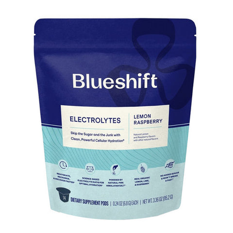 Blueshift Nutrition, Electrolytes Lemon Raspberry, 3.64 Oz X 14 Count