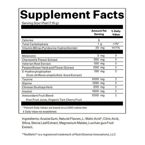 Blueshift Nutrition, Sleep Lemon Lavender, 3.64 Oz X 14 Count