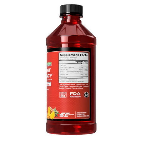 EC Sports, L-Carnitine, 3000 Mg, 16 Oz