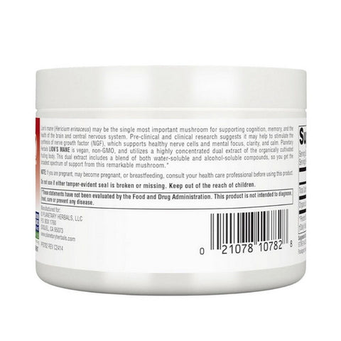 Planetary Herbals, Lion's Mane Capsules, 30 Grams