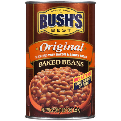 Original Baked Beans Can 55 Oz (Case Of 6) by Bushs Best