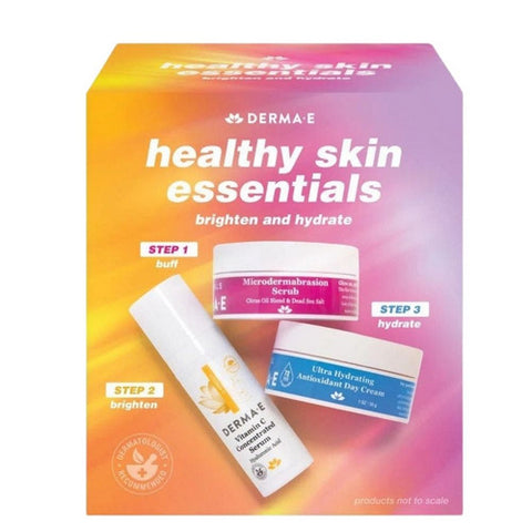 Derma e, Healthy Skin Essentials Kit, 3 Count