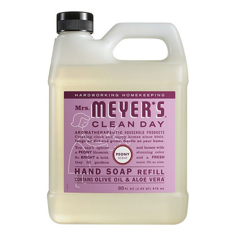 Mrs. Meyers Clean Day, Peony Hand Soap Refill, 33 Oz